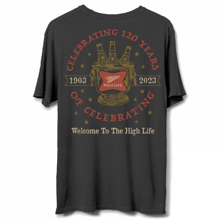 Miller High Life 120th Anniversay Vintage T-Shirt by Junk Food